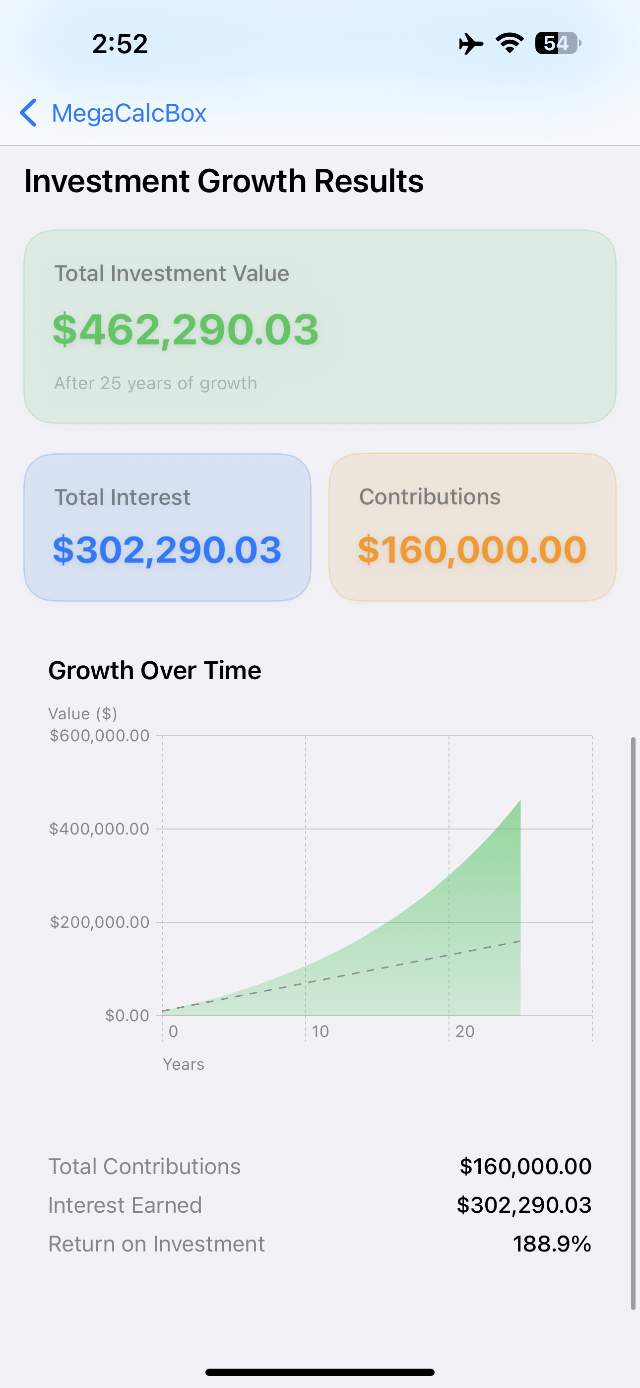 MegaCalcBox Screenshot 2