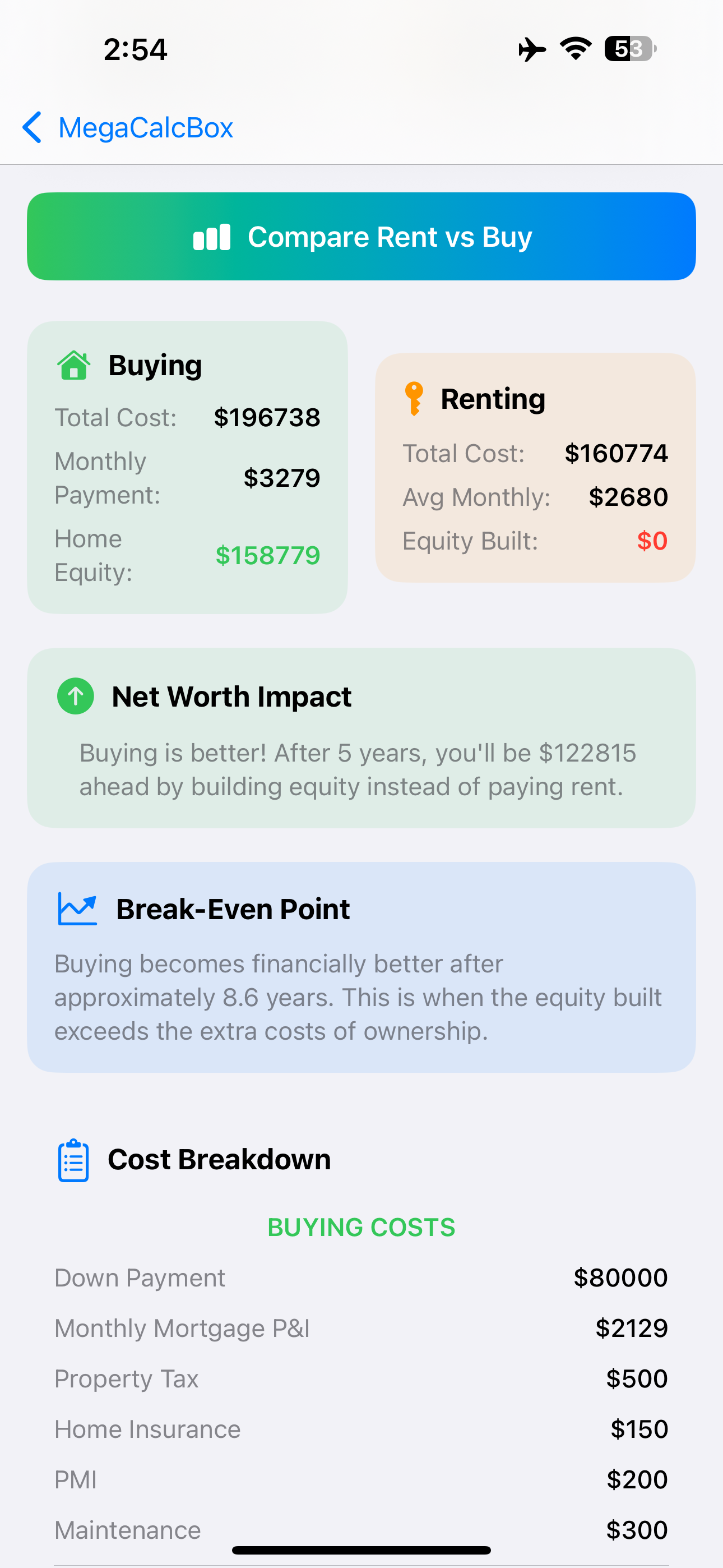 MegaCalcBox Screenshot 4