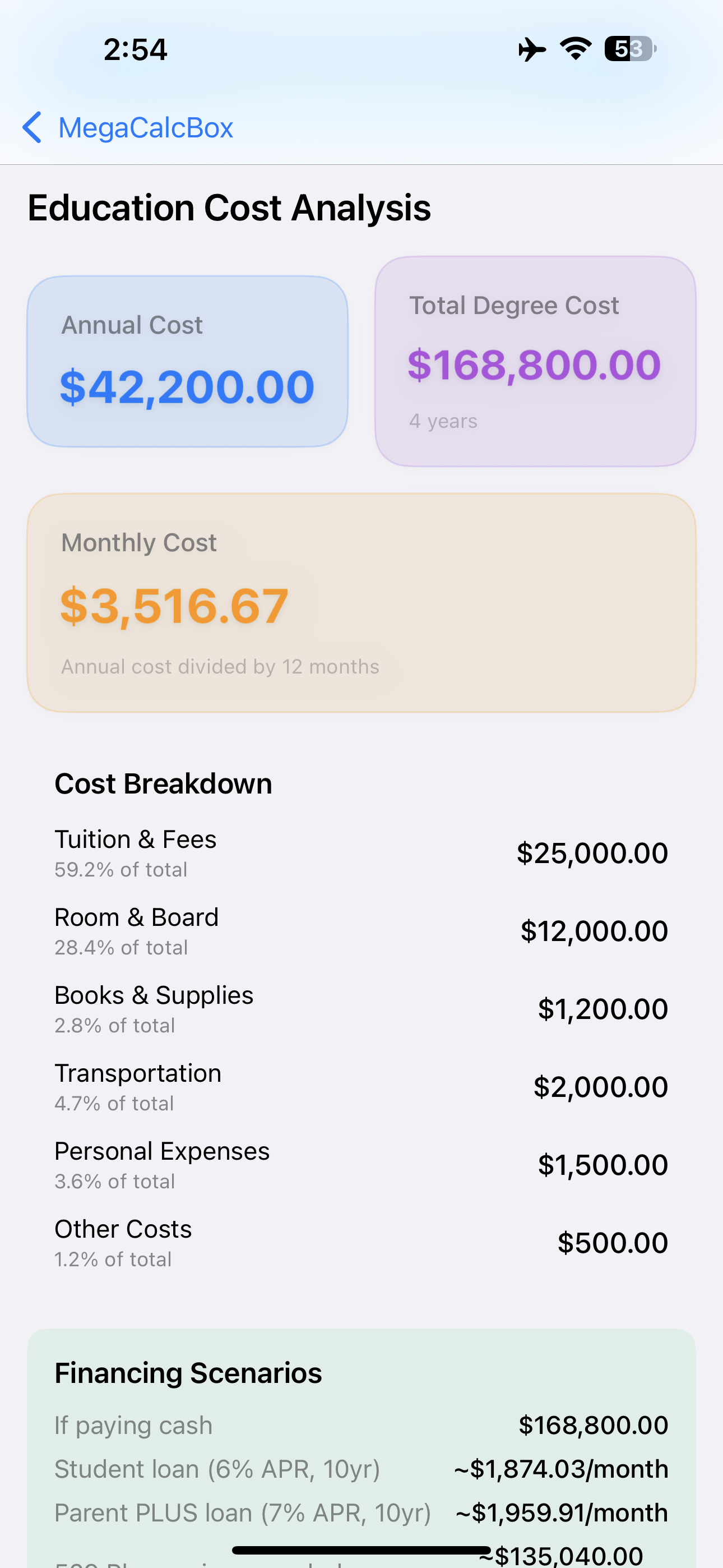 MegaCalcBox Screenshot 5